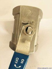 1PC Ball Valve Female Thread Straight Type 1/4